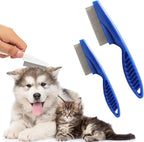 Dog Comb 2 Pack, 2026 New Professional Pet Eye Comb and Grooming Comb Set, Stainless Steel Fine Tooth Tear Stain Remover for Cats and Dogs, Pet Comb for Tangles Knots Loose Fur - Image 10
