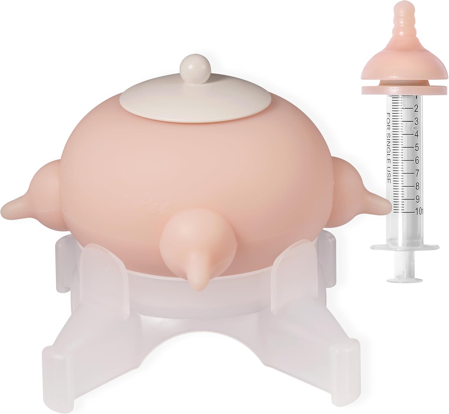 Doggiema puppy bottle nursing station with cleaning syringe accessory included