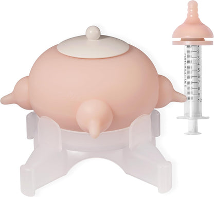Doggiema puppy bottle nursing station with cleaning syringe accessory included