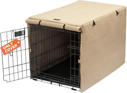 X-ZONE PET heavy duty 30 inch pet kennel cover side panels zipped open