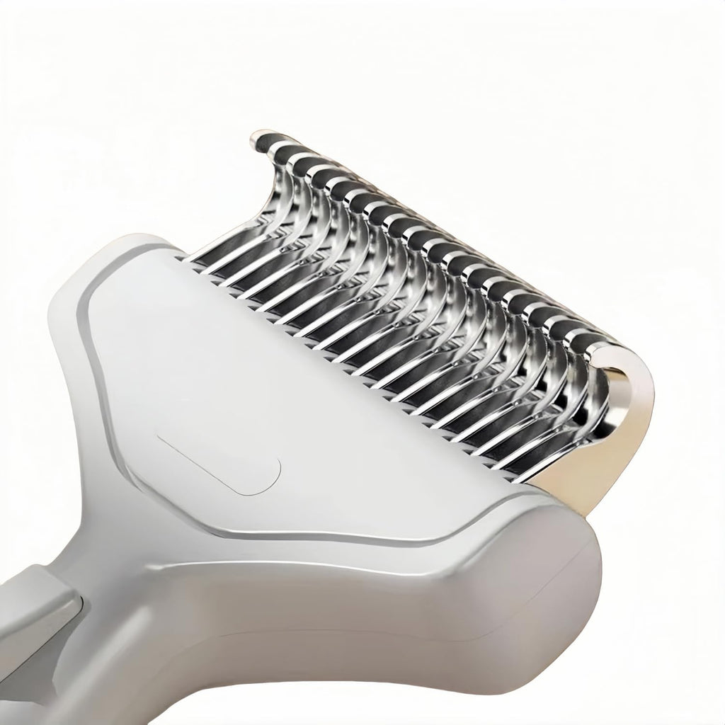 OYCGYLCH white dog hair remover brush with retracted teeth for easy cleaning