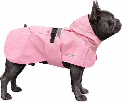 Luciphia Dog Raincoat Adjustable Hooded Reflective Rain Jacket with Pocket for Small Medium Large Extra Large Dogs Yellow XX-Large - Image 15