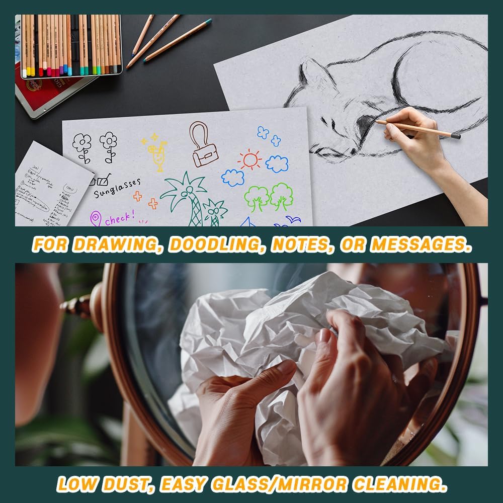 HA SHI 120 Sheets Bird Cage Liners, 31 x 21.5 Inches Pre-Cut Ink-Free Unprinted Newsprint Paper for Parrots and Small Animals | Pre-Cut, Ink-Free Unprinted Newsprint Paper, For Parrots and Small Animals - Image 9