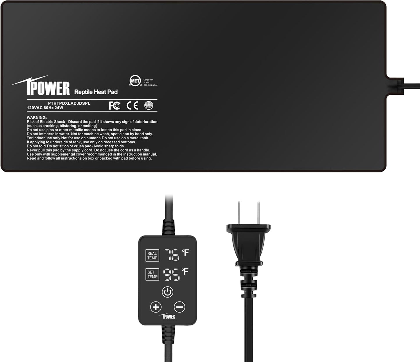 IPower 8x12 inch heat mat for plant germination