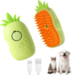 Cat Steam Brush for Shedding, 4 in 1 Rechargeable Steam Brush for Cats and Dogs, Anti-Static, Massage, Cleaning, Shedding & Combing All in One! (Purple) - Image 11