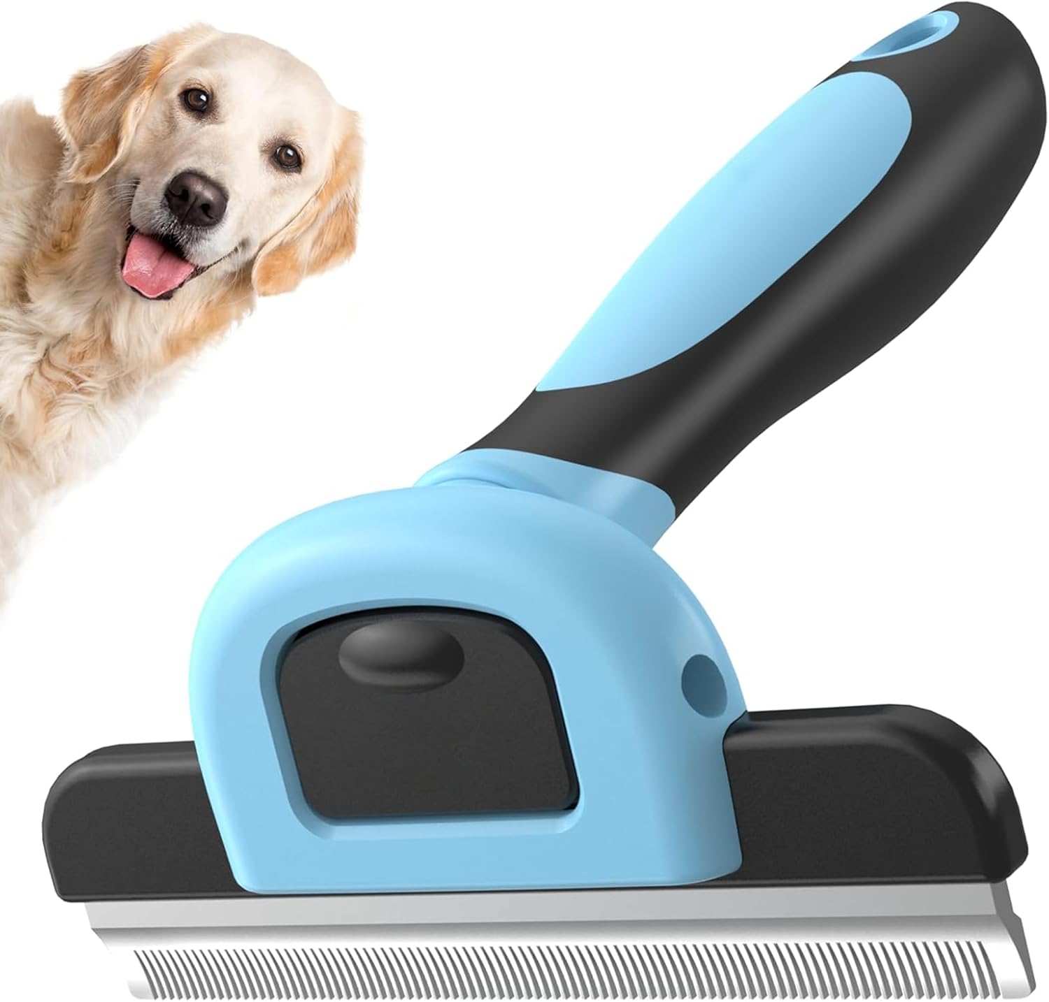 Bestac pet deshedding brush front view