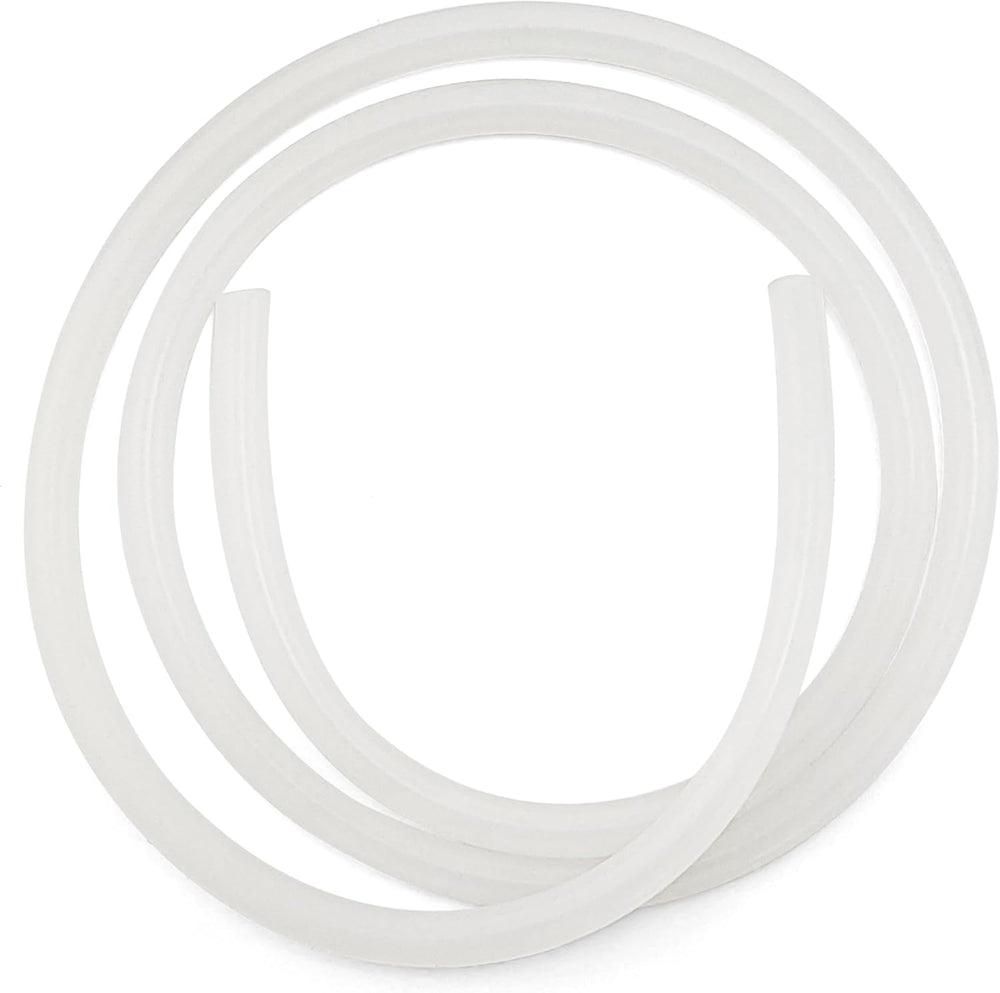 Elitzia silicone tube front view showcasing the 1 meter transparent hose.