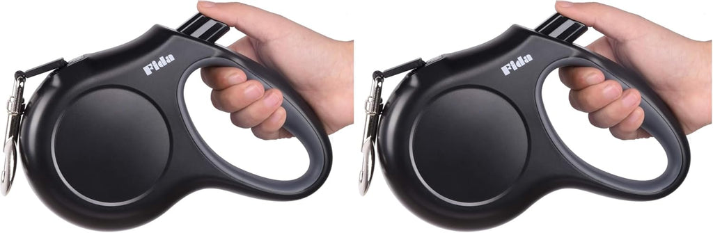 Fida Retractable Dog Leash, 16 ft Dog Walking Leash for Small Dogs up to 26 lbs, 360 degrees Tangle Free, Black - Image 11