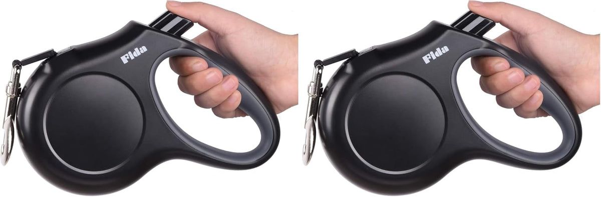 Fida Retractable Dog Leash, 16 ft Dog Walking Leash for Small Dogs up to 26 lbs, 360 degrees Tangle Free, Black - Image 11