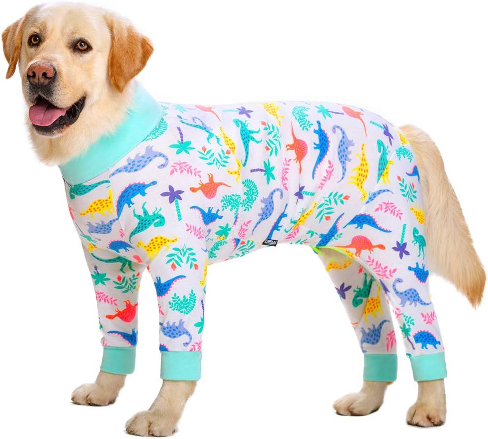 Premium imported USA pet medical recovery suit back view