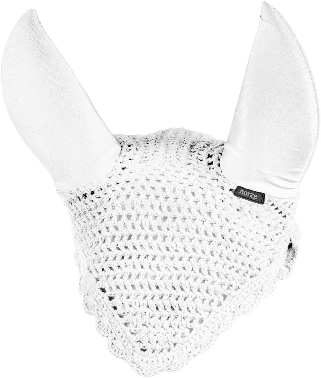 Horze Supreme ear net scalloped edge design