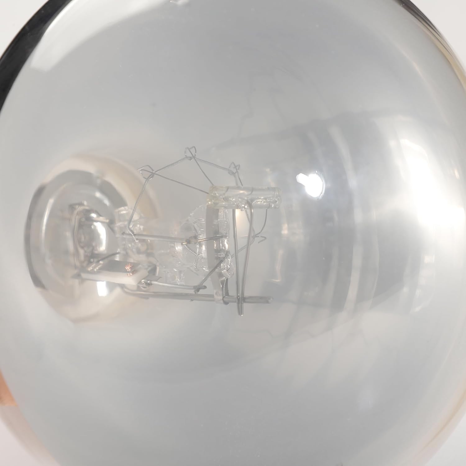 Full spectrum reptile heat bulb installed in a ceramic dome fixture