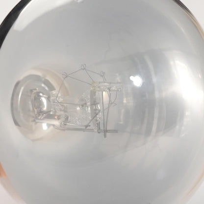 Full spectrum reptile heat bulb installed in a ceramic dome fixture