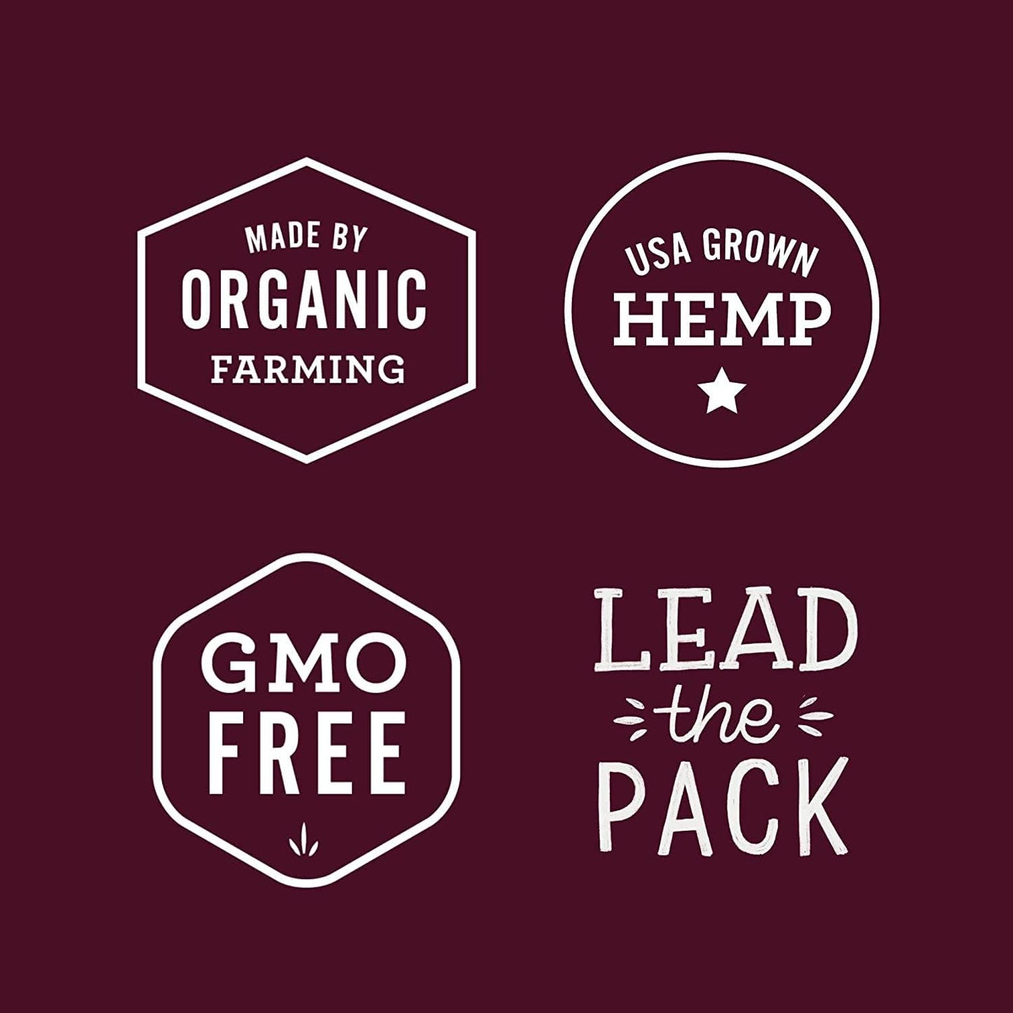 Authentic imported Hemp Well organic bird treat bag demonstrating premium seal and safe storage info
