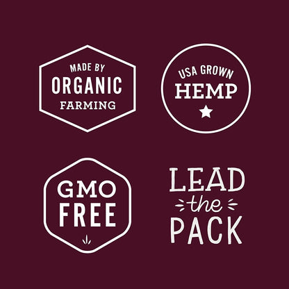 Authentic imported Hemp Well organic bird treat bag demonstrating premium seal and safe storage info