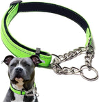 Authentic PSPORT imported pet safety collar demonstrating the secure leash attachment loop.