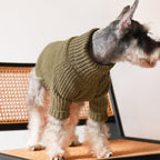High cut belly design detail of Fitwarm doggy winter sweatsuit for easy potty breaks
