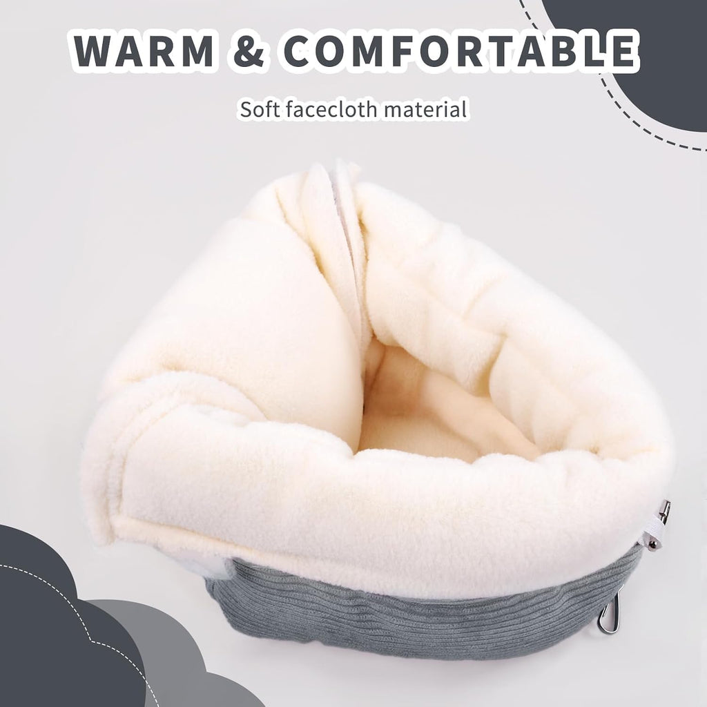 Medium Winter Warm Bird House and Bird Bed for Cage - Image 5