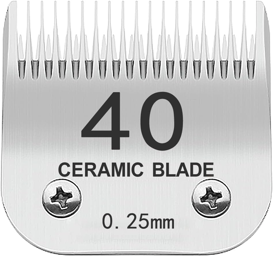 TRAH 3-3/4FC Blade Dog Grooming Clipper Replacement Blades Compatible with Andis Dog Clippers,Most A5, Wahl KM Series Clippers,Detachable Ceramic Blade,Size-3-3/4FC, 1/2-Inch Cut Length (13mm) Silver - Image 9