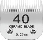 TRAH 3-3/4FC Blade Dog Grooming Clipper Replacement Blades Compatible with Andis Dog Clippers,Most A5, Wahl KM Series Clippers,Detachable Ceramic Blade,Size-3-3/4FC, 1/2-Inch Cut Length (13mm) Silver - Image 9