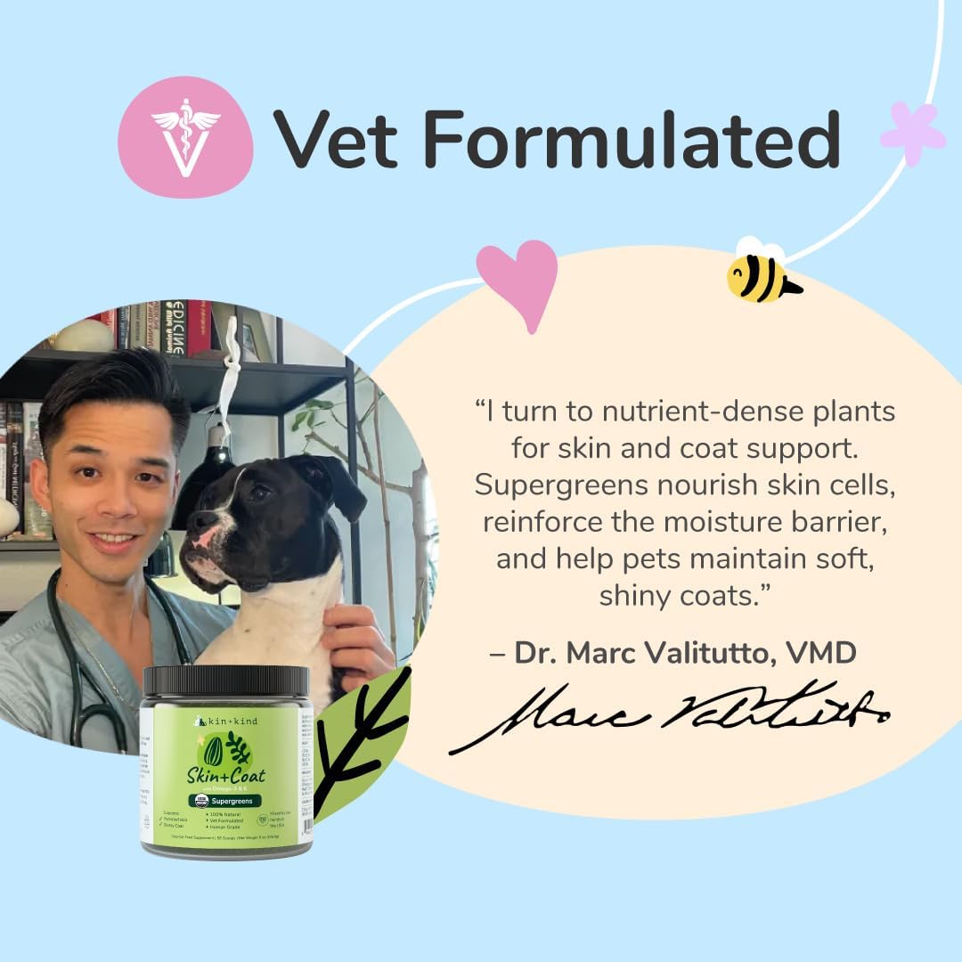 Certified USDA Organic seal on Kin+Kind pet supplement label