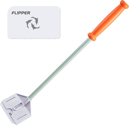 FL!PPER Platinum Aquarium Hand Scraper 18 inch front view showing the blade holder