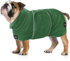 Tuff Pupper Fast Drying Dog Bath Robe | 800 GSM Plush Dog Towel Bathrobe/Dressing Gown | Super Absorbent Pet/Puppy Bathrobe | Adjustable Hood & Belly Strap | Super Soft | Fast Drying (Giant, Gray) - Image 10