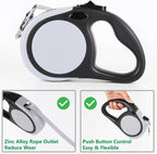 Ergonomic non-slip handle of YaLunpc double headed dog leash