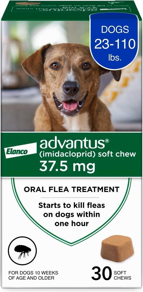 Advantus Dogs Fast Acting Oral Flea Treatment Soft Chewable 23 - 110 lbs. | 7 ct. - Image 9
