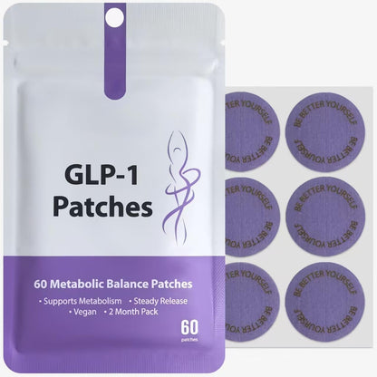 Rjjsyxy GLP-1 Pomegranate Metabolic Support Patches front view