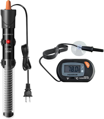 HiTauing adjustable aquarium heater front view