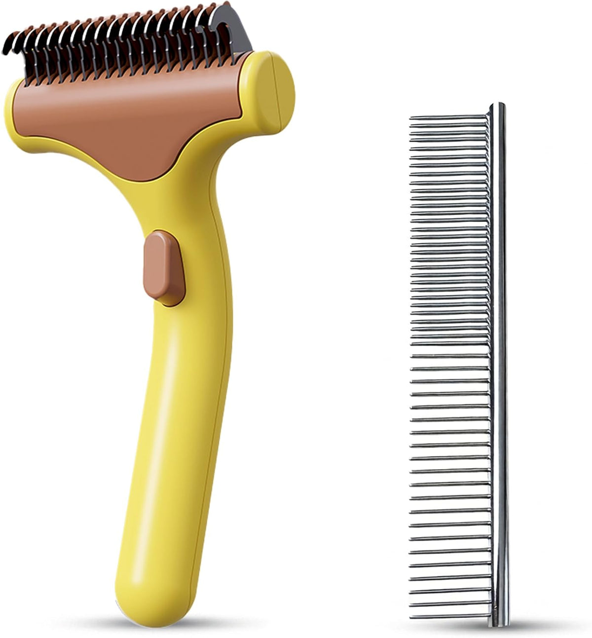 Premium packaging of authentic imported pet undercoat comb