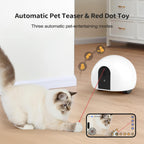 Close up of treat dispenser on pet camera robot