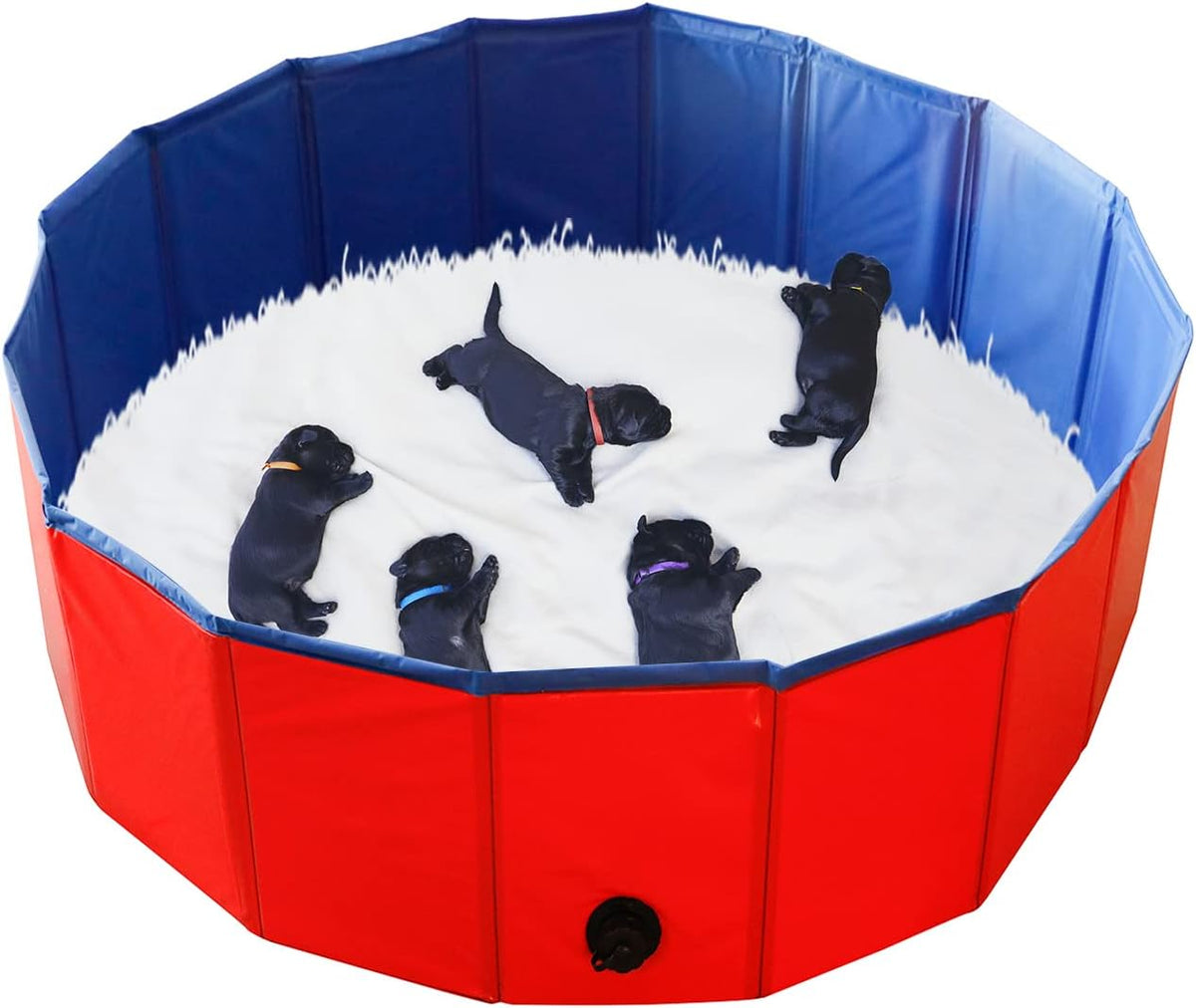 Artilife Whelping Pen for Dogs,Whelping Box for Dogs and Puppies,Dog Birth Supplies,Portable Whelping Pool Whelping Box,Foldable Dog Bath Pool (63inch Dia.x12inch H(160x30cm)) - Image 12