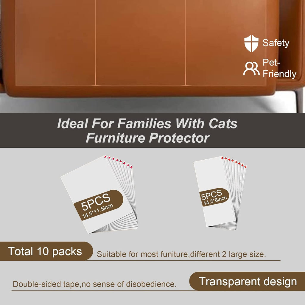 Close up of double sided anti scratch tape for cats