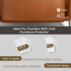 Close up of double sided anti scratch tape for cats