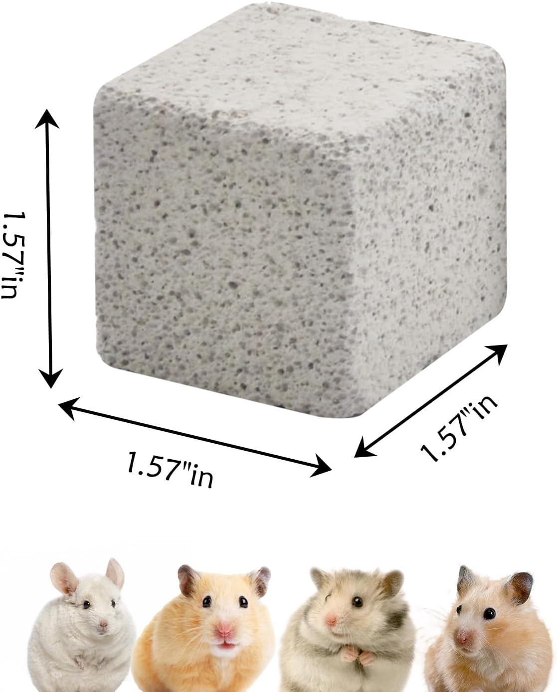 Natural pumice teeth grinding blocks for rabbits and guinea pigs
