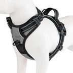 Phoepet No Pull Dog Harness medium grey front view
