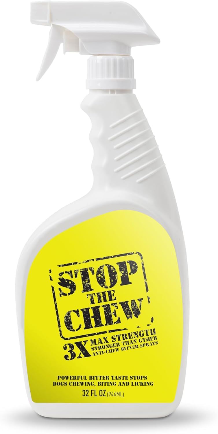 EBPP Stop the Chew 3X Strength Anti Chew Spray for Dogs - No Chew Spray for Puppies - Alcohol Free Dog Deterrent Spray - Bitter Spray for Dogs to Stop Chewing - Powerful No Chew Spray for Dogs - 8oz - Image 9