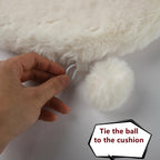 SHENGOCASE premium window perch faux fur pad with hook and loop tapes