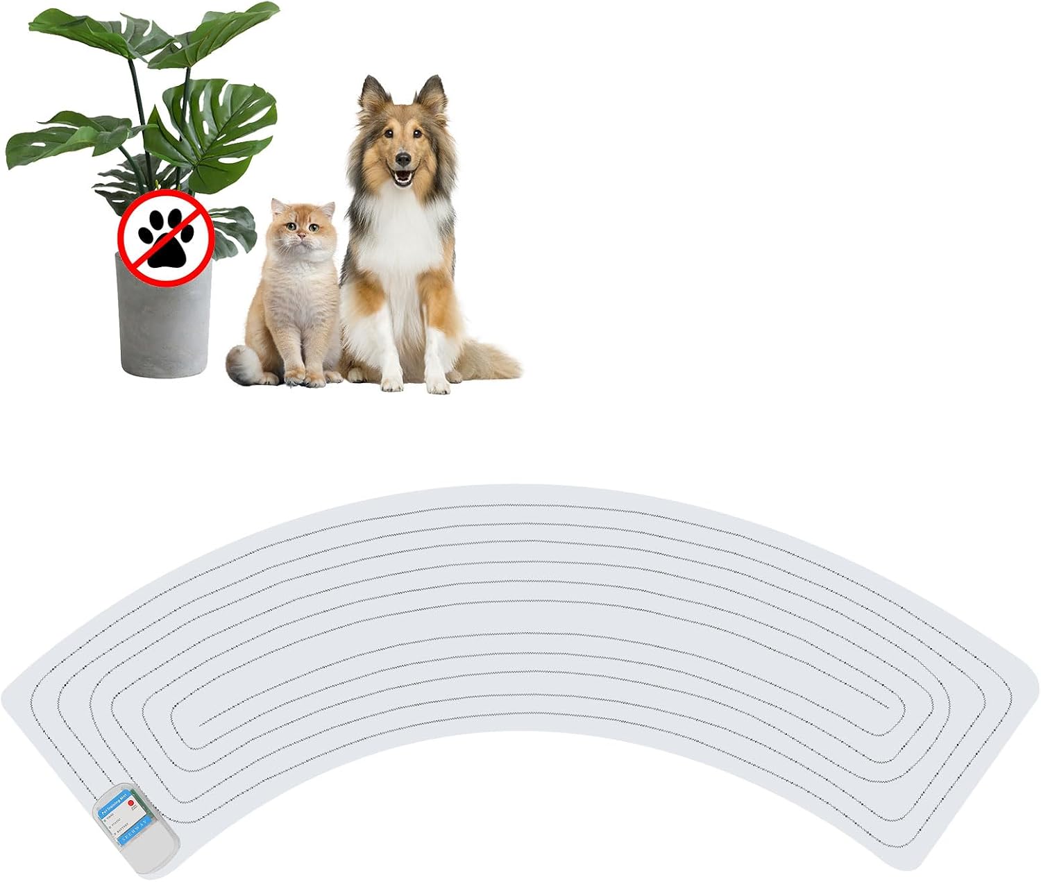 SEERWAY Pet Training Mat 48"x20" with Built-in Tester - Electric Shock Pad for Dogs & Cats, 3 Adjustable Modes to Keep Pets Off Couch, Bed & Kitchen Surfaces - Image 12