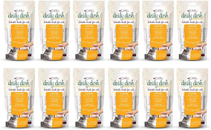 Caru - Daily Dish Chicken Smoothies - Lickable Treat for Cats - Supports Pet Hydration - Wet Cat Food/Meal Topper - Traceable Ingredients - Wheat, Corn & Soy Free - Non-GMO - 0.5 oz - 4 Tubes - Image 12