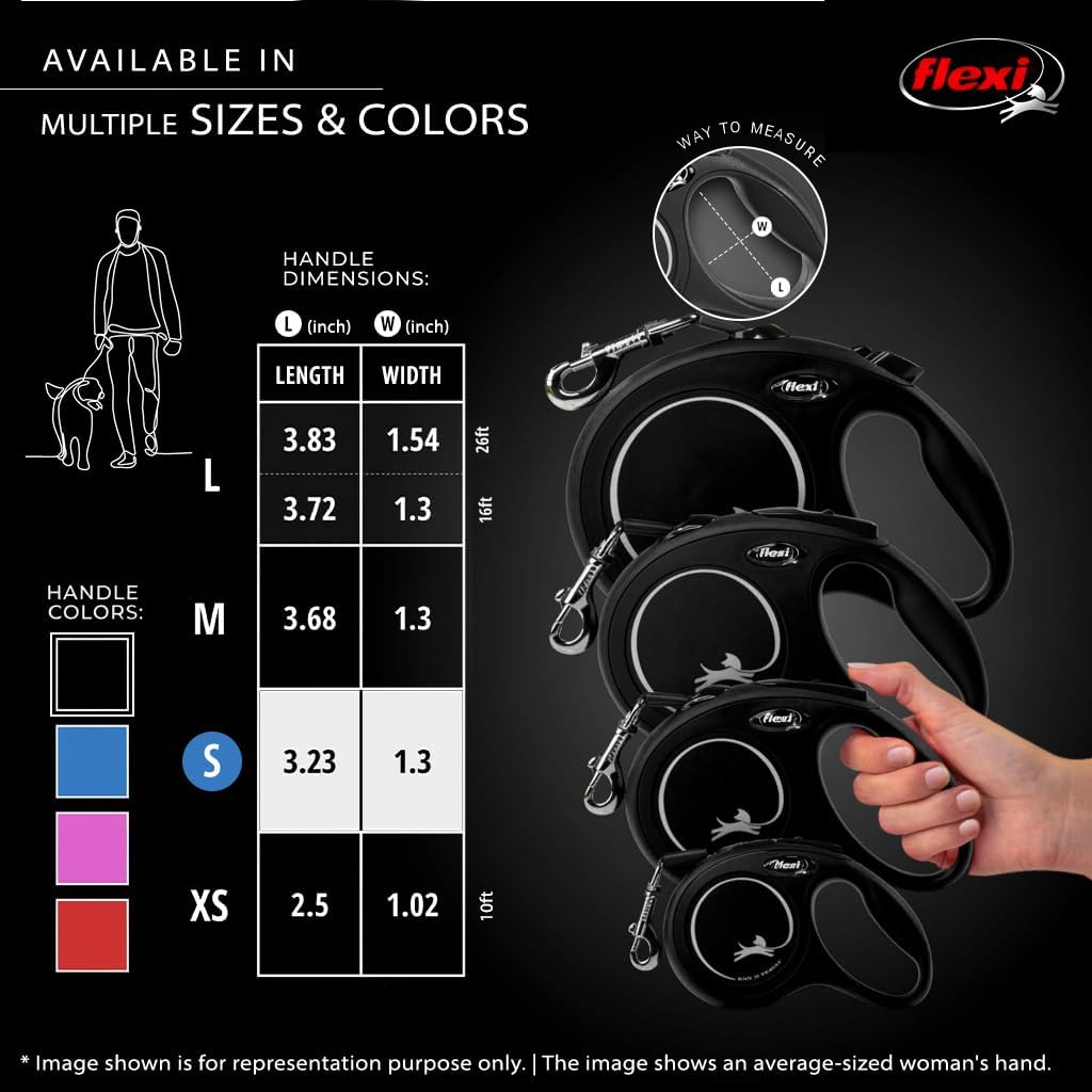 Side profile of Flexi New Classic leash housing