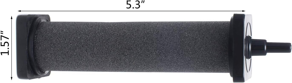 Close up of the sintered mineral surface and protective end shell