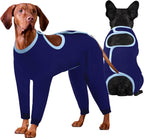 IDOMIK Dog Recovery Suit After Surgery,Long Sleeve Dog Surgical Onesie for Surgery,Soft Breathable Pet Pajamas Anti Shedding,Adjustable Bodysuit Prevent Licking Wound,Cone Collar Alternative,Gray,XL - Image 11