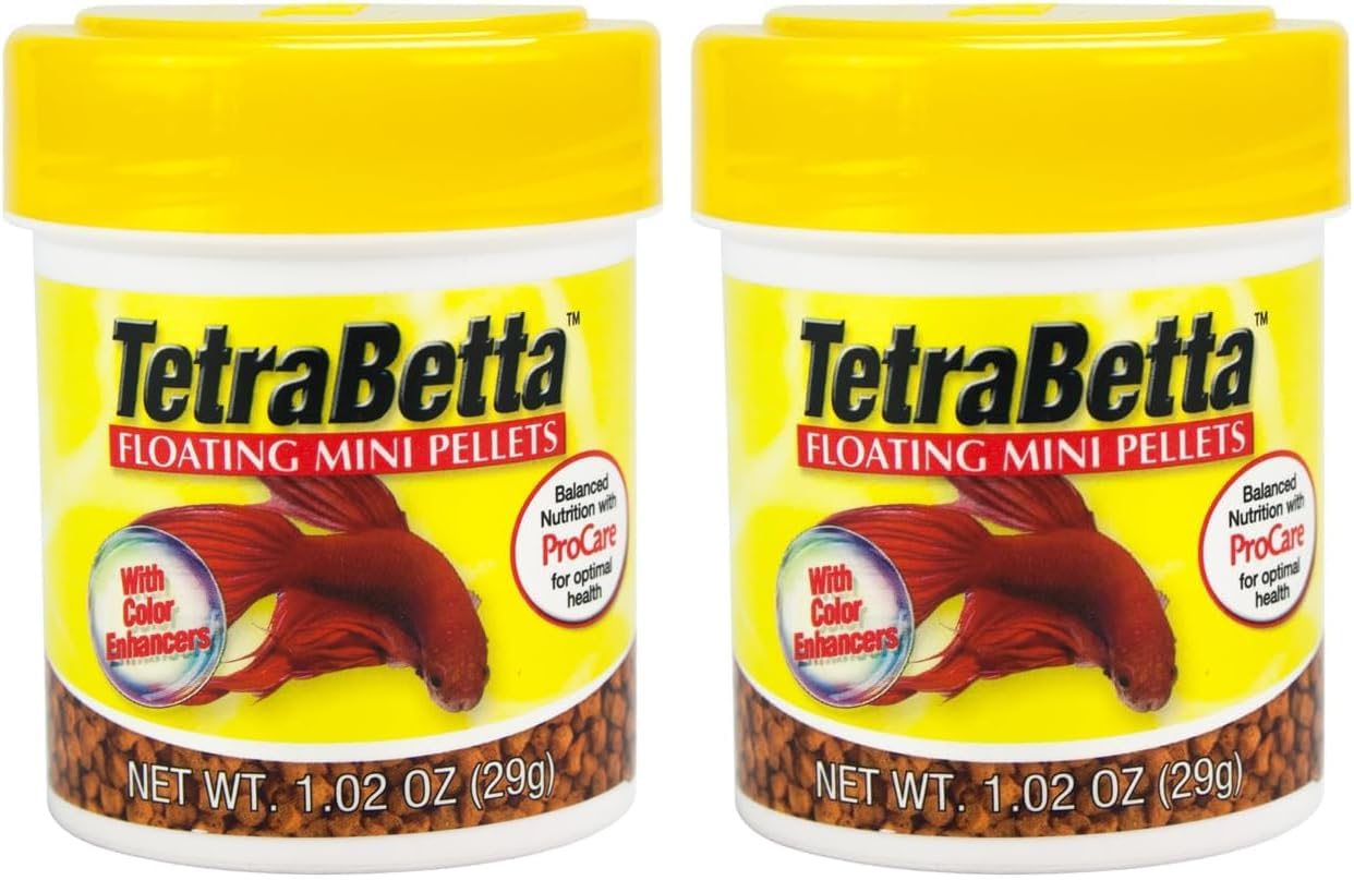 TetraBetta PLUS Floating Mini Pellets, Fish Food With Natural Color Enhancer, 1.2 ounces - Image 10