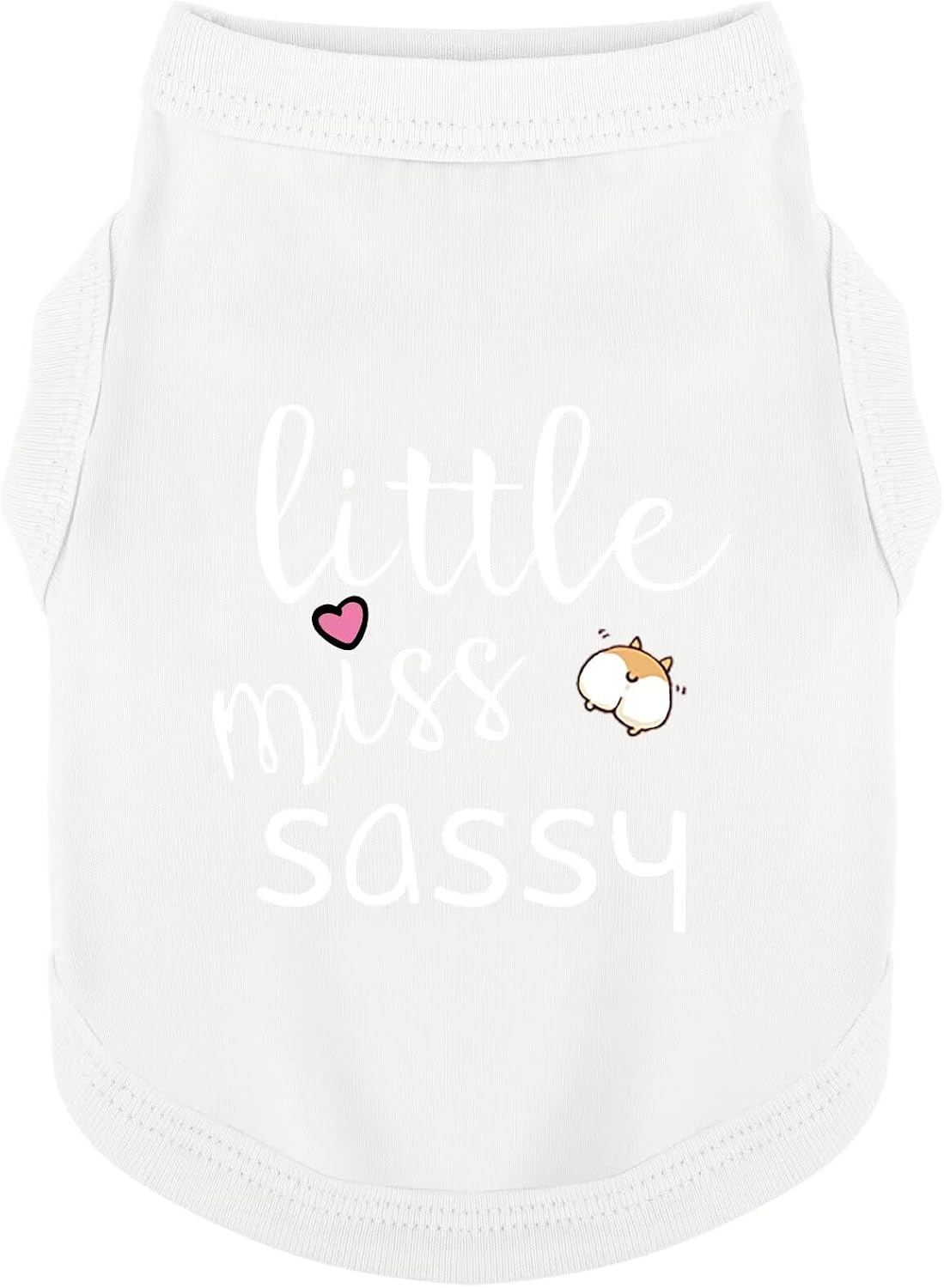 Paiaite Dog Clothes Fashionable Sleeveless Pet Vest: 'Little Miss Sassy' Printed Cotton Dog Shirt, Ideal for Small, Medium, and Large Breeds, Ensuring Comfort and Breathability Rose Red M - Image 13