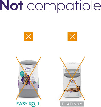 Litter Genie multi layer plastic film cat litter bags demonstration