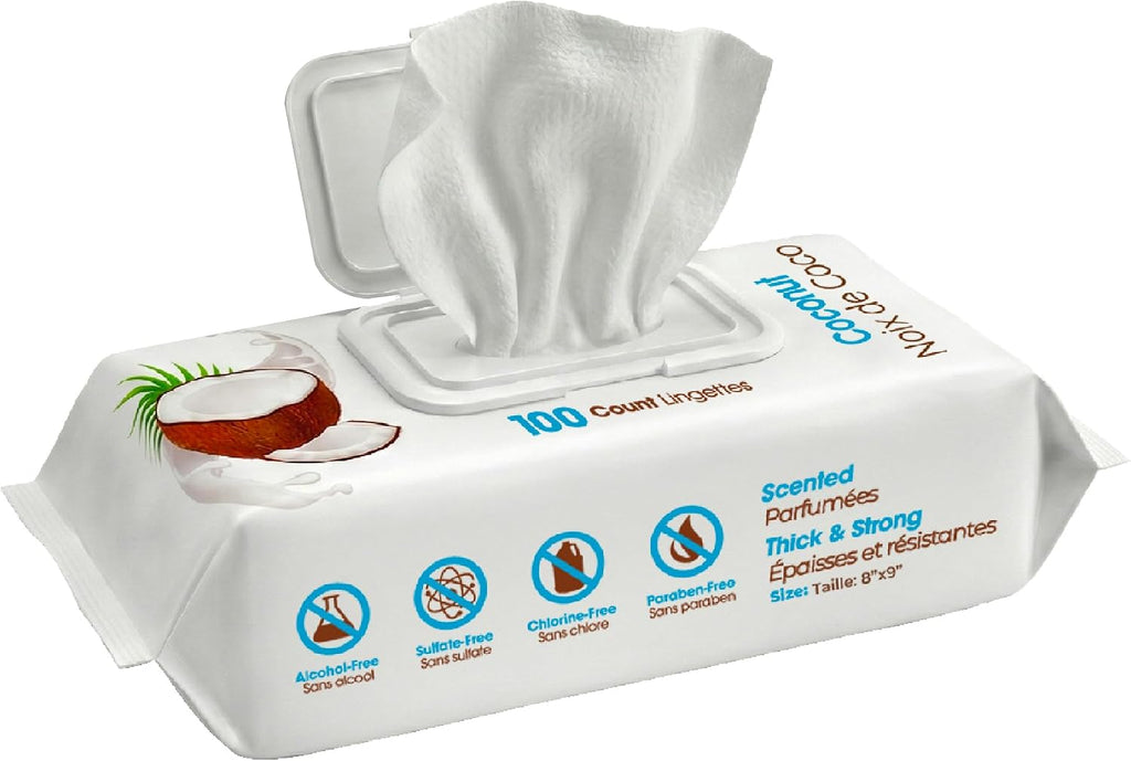 Best Pet Supplies 8" x 9" Large Dog Wipes - Cleaning and Deodorizing for Paws and Coat - Gentle Formula with Lavender Vitamin E for Puppies and Cats - 100 Count - Image 15