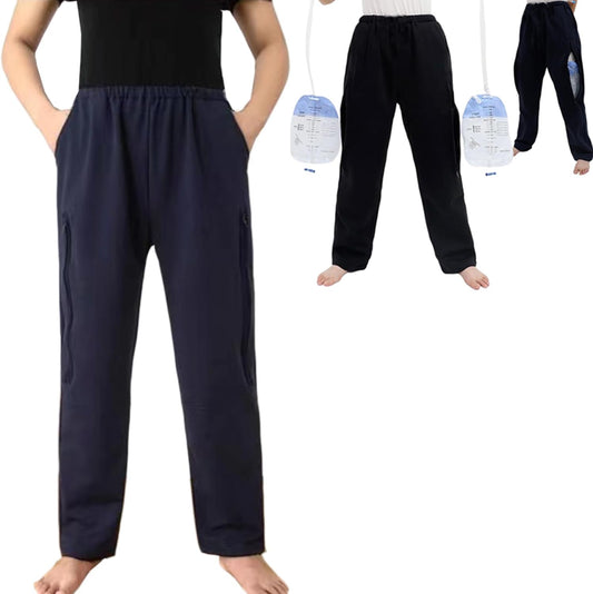 AUSTYLCO Urine Bag Pants front view for elderly incontinence care.